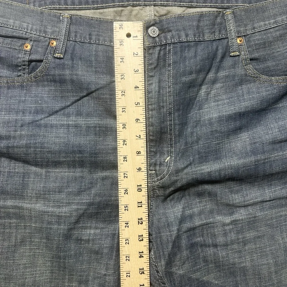 Mens Levis 569 Jeans 42x32 Baggy Loose Straight Denim‎ Pants Y2K Faded